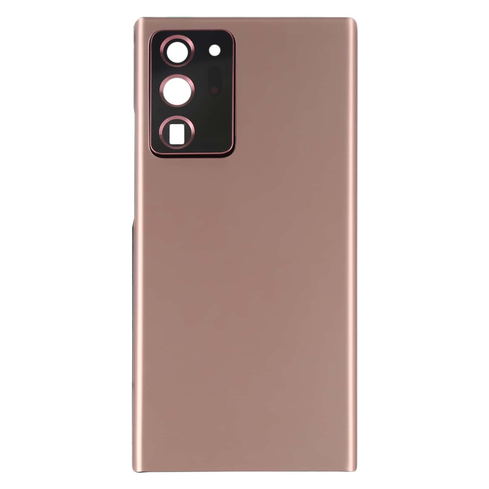 Back Glass Panel for Samsung Galaxy Note20 Ultra Rose Gold with Camera Lens - EGFix Back Glass Panel for Samsung Galaxy Note20 Ultra Rose Gold with Camera Lens - EGFix